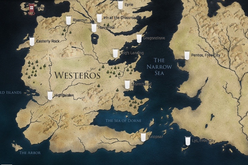 Mapa de Westeros